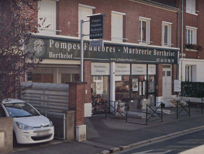 Photographie de la Pompes Funèbres et Marbrerie Berthelot à Beauvais