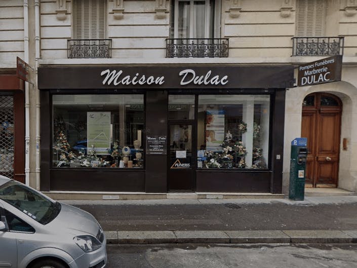 Photographie de la Pompes Funèbres Dulac à Paris