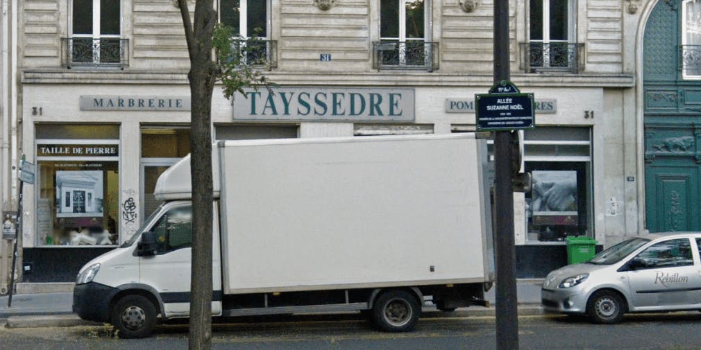 Photographie de la Pompes Funèbres et Marbrerie Rebillon-Tayssèdre à Paris