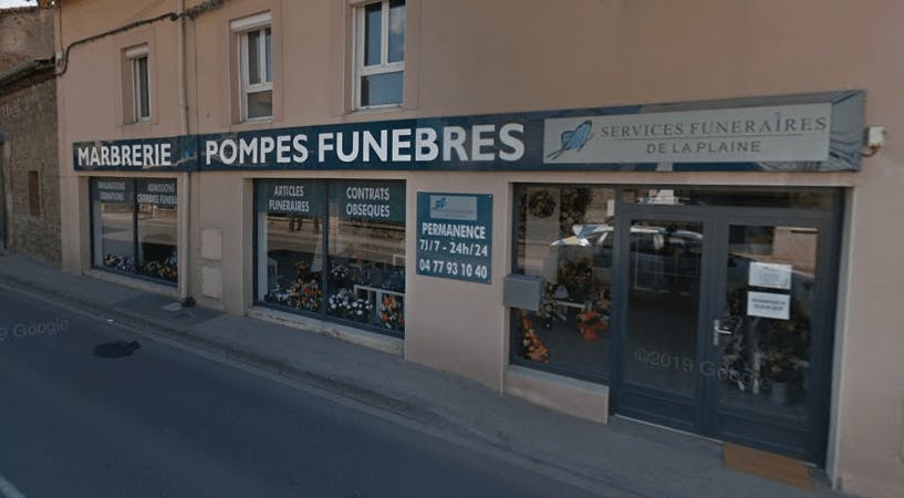 Photographie Pompes Funèbres Marbrerie de la PLAINE de Saint-Just-Saint-Rambert