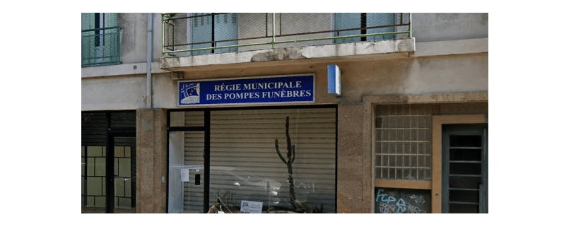 Photographie de la Pompes Funèbres Municipale à Marseille