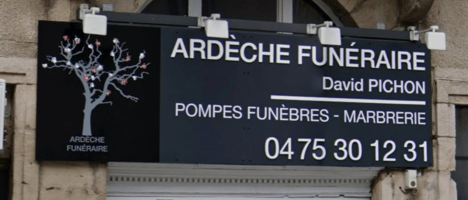 Photographie Pompes Funèbres Marbrerie Ardèche Funéraire de Privas