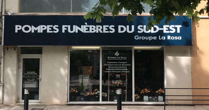 Photographies des Pompes Funèbres du Sud-Est La Rosa à Gardanne