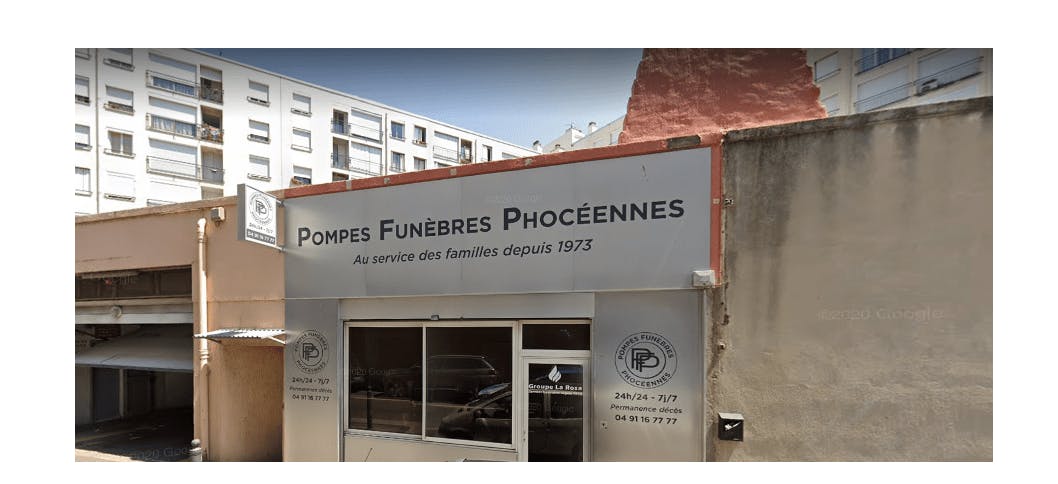 Photographie de la Pompes funèbres phocéennes à Marseille