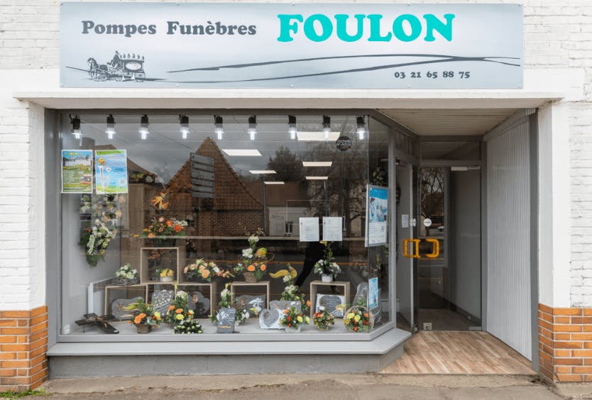 Photographie de la Pompes Funèbres houdinoises Foulon de la ville de Houdain