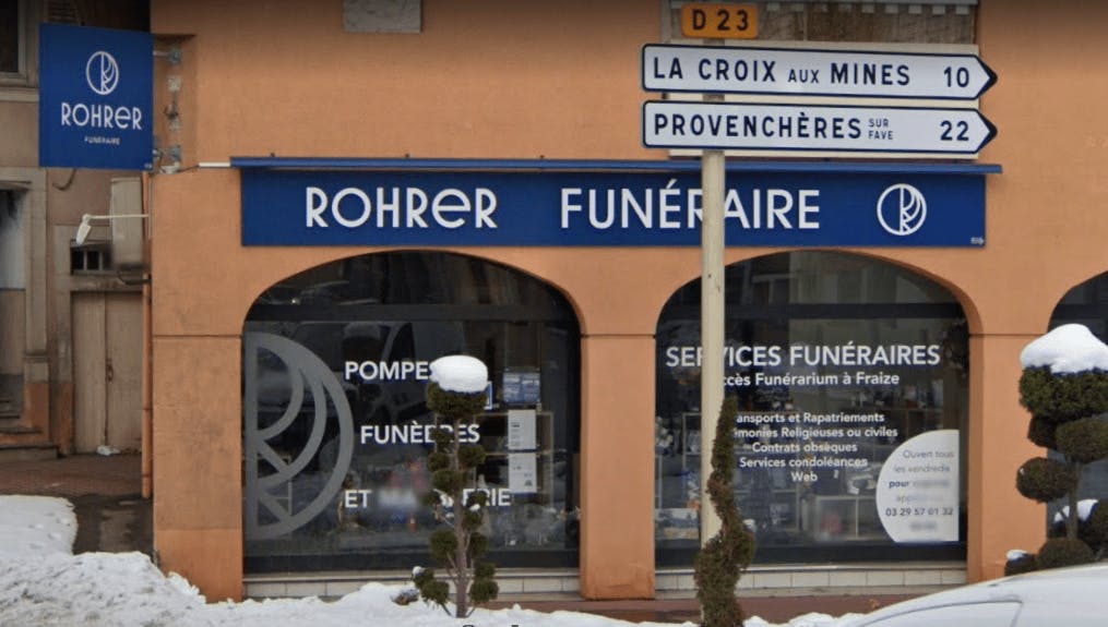 Photographie de Rohrer Funéraire de Fraize