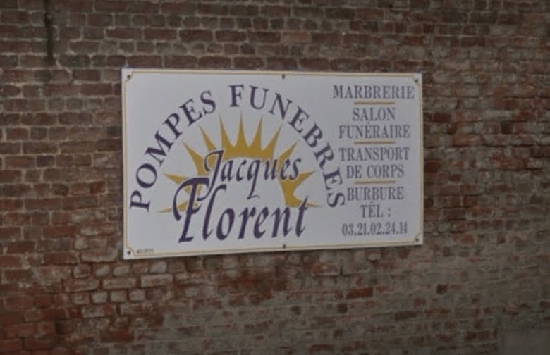 Photographie de la Pompes Funèbres Florent de la ville de Burbure
