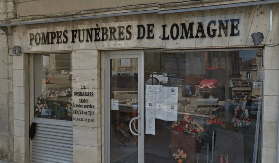 Photographie de la Pompes Funèbres de Lomagne de la ville de Lectoure