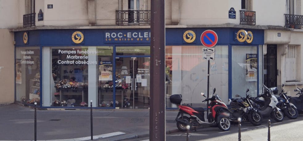 Photographie de la Pompes Funèbres ROC ECLERC à Paris