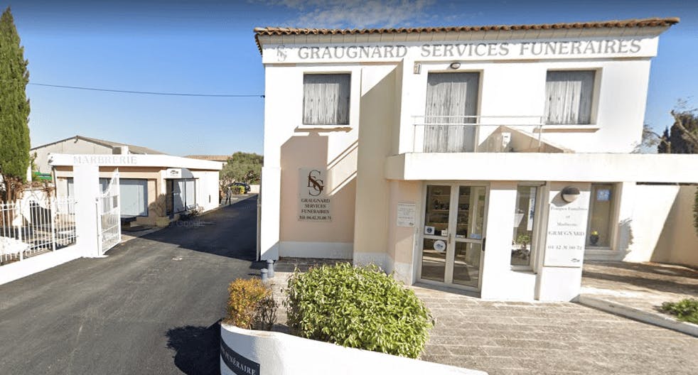 Photographie Pompes Funèbres et Marbrerie Graugnard de Marignane