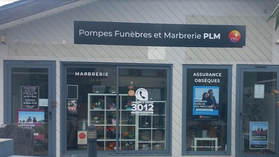 Photographie de la Pompes Funèbres et Marbrerie PLM - PFG de Athis-Mons
