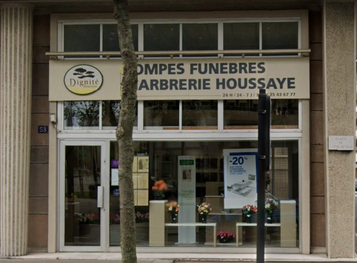 Photographie des Pompes Funèbres et Marbrerie Houssaye