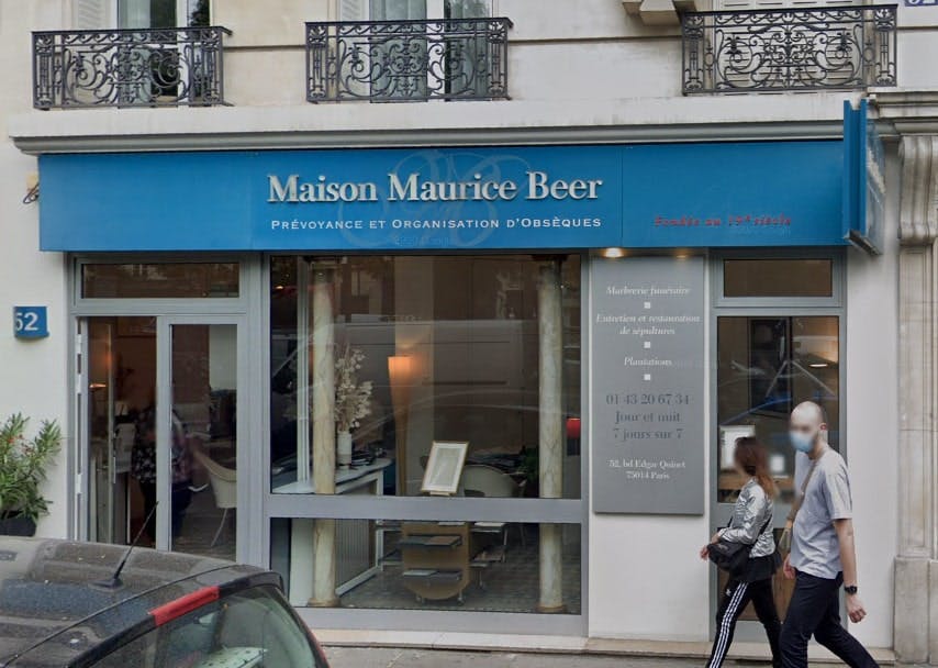 Photographies des Pompes Funèbres Maison Maurice Beer à Paris