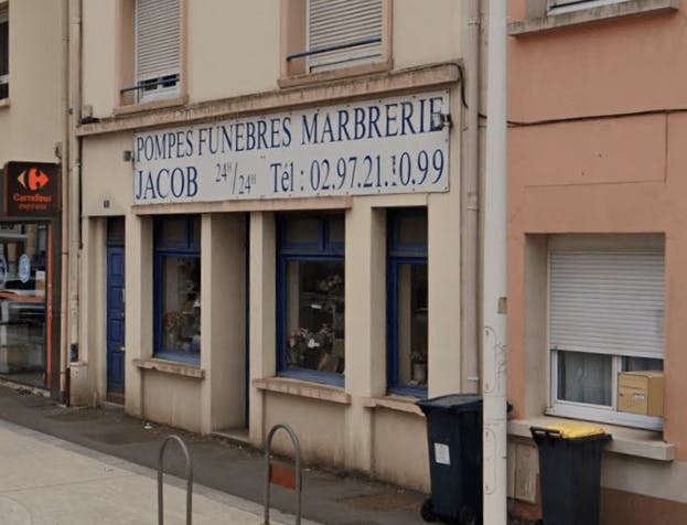 Photographie de la Pompes Funèbres et Marbrerie  Jacob à Lorient