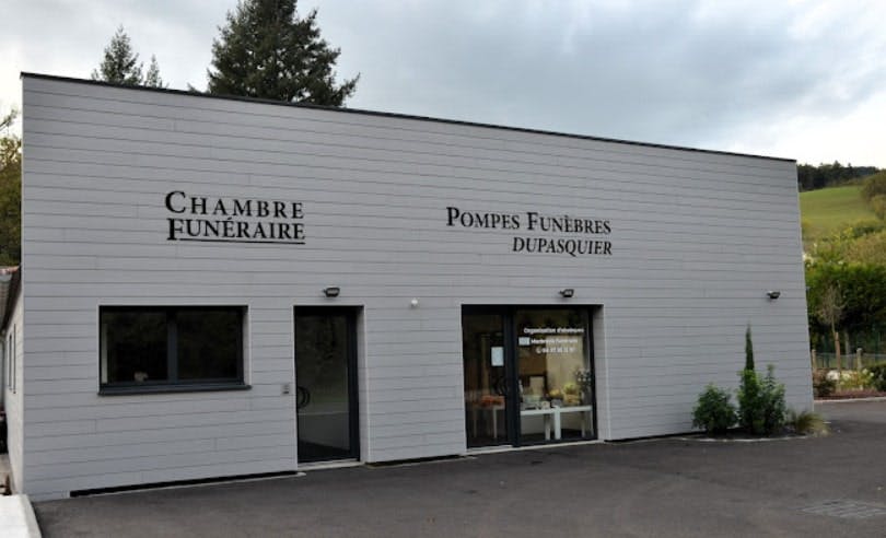 Photographie de la Pompes Funèbres Dupasquier de Lamure-sur-Azergues