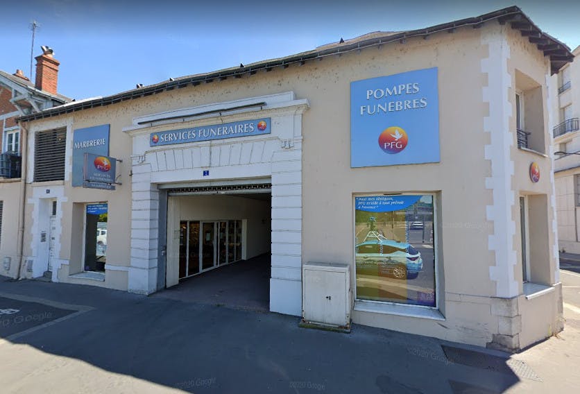 Photographie des Pompes Funèbres Genérales à Tours