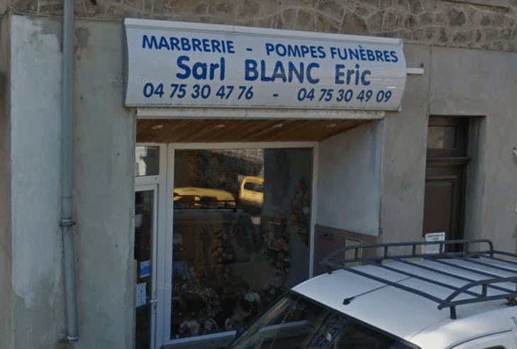 Photographie Pompes Funèbres Blanc Eric de Saint-Martin-de-Valamas