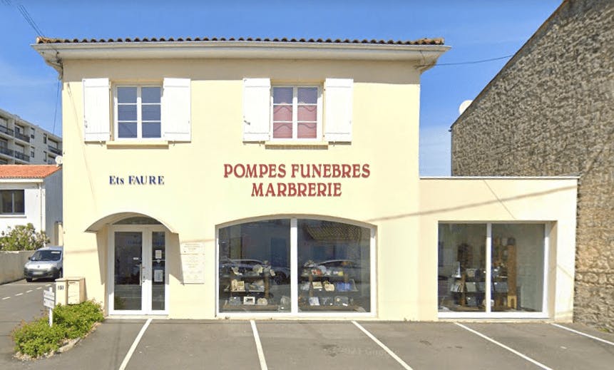 Photographie de la Pompes Funèbres Marbrerie Saintaises - Ets Faure de Saintes