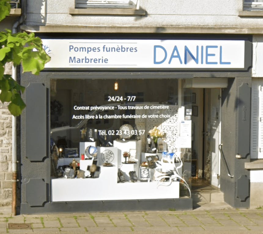 Photographie de la Pompes Funèbres Marbrerie Daniel-Priour de Saint-Méen-le-Grand