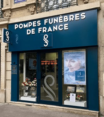 Photographie de la Pompes Funèbres de France à Paris