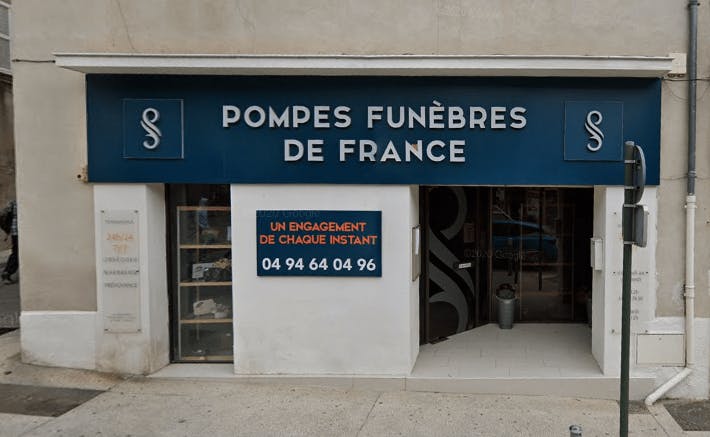 Photographie de la Pompes Funèbres de France du Beausset