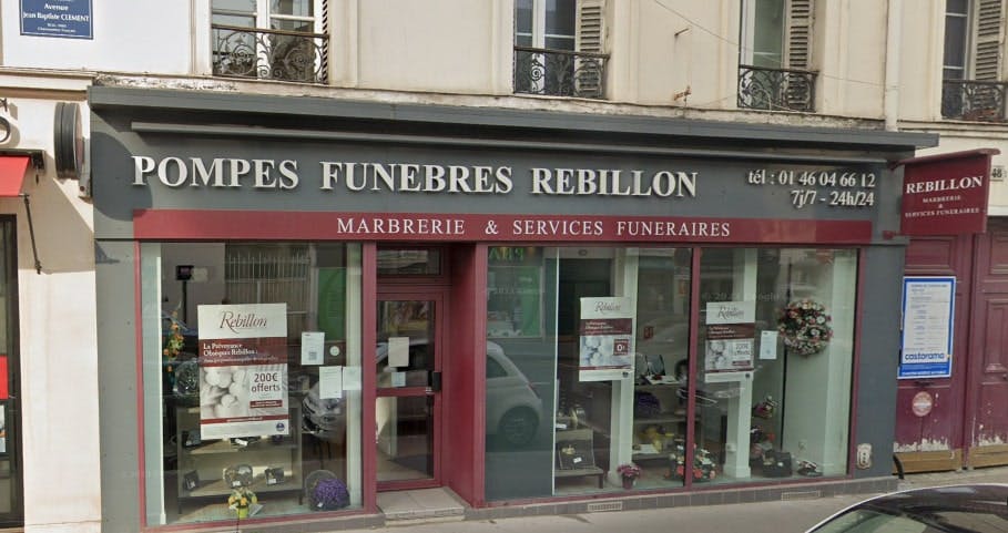 Photographie de la Pompes Funèbres REBILLON à Boulogne-Billancourt