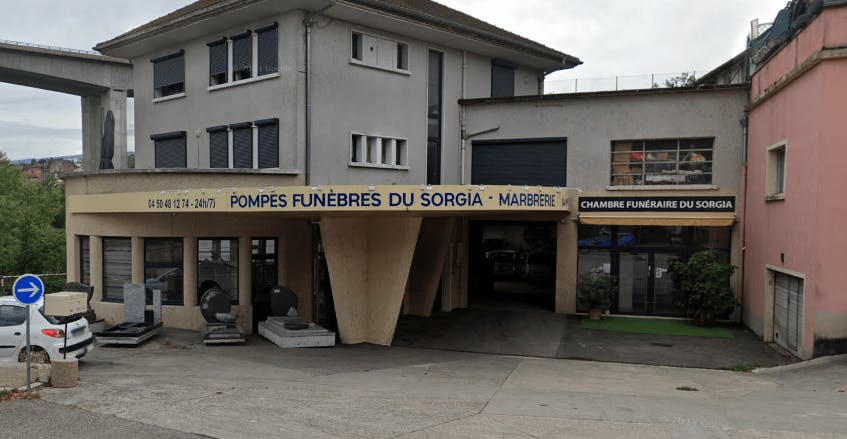Photographie de la Pompes Funèbres et Marbrerie Sorgia de Bellegarde-sur-Valserine