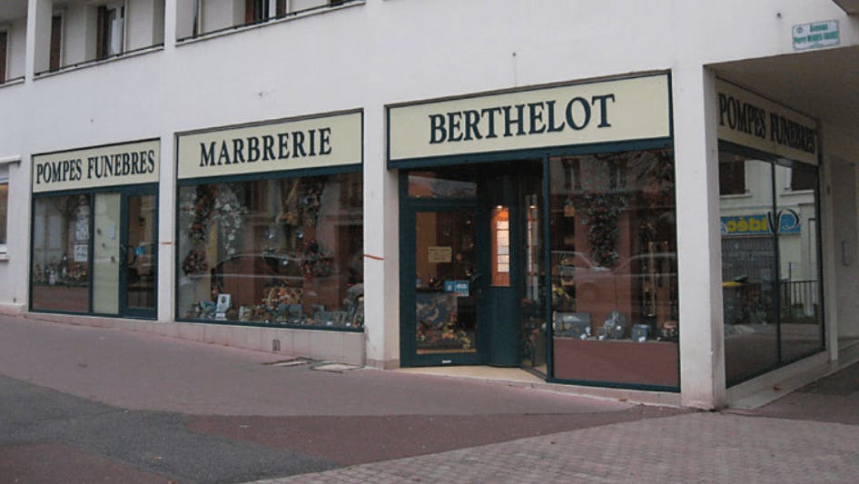 Photographie de la Pompes Funèbres et Marbrerie Berthelot de Vernon