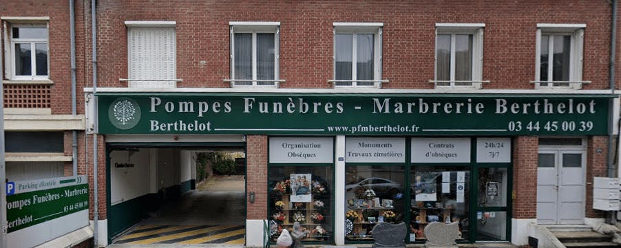 Photographie Pompes Funèbres et Marbrerie Berthelot de Beauvais