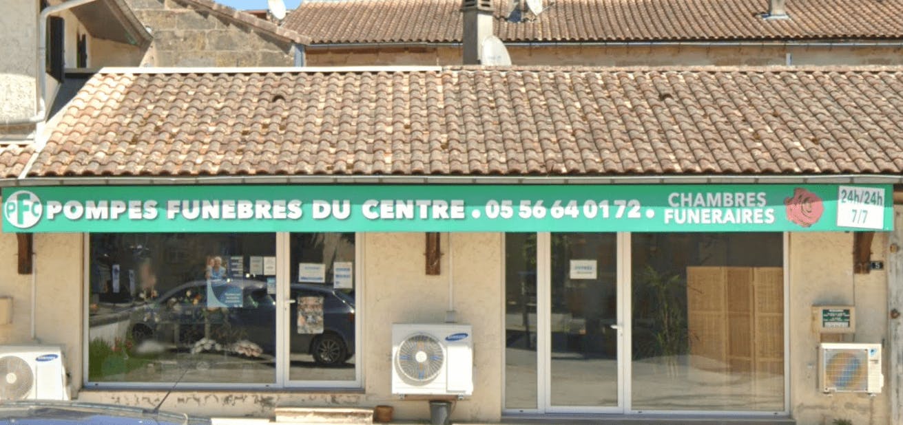 Photographie de la Pompes Funèbres du Centre de Léognan