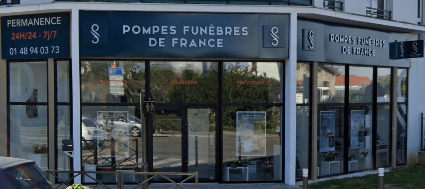Photographie de la Pompes Funèbres de France de Rosny-sous-Bois