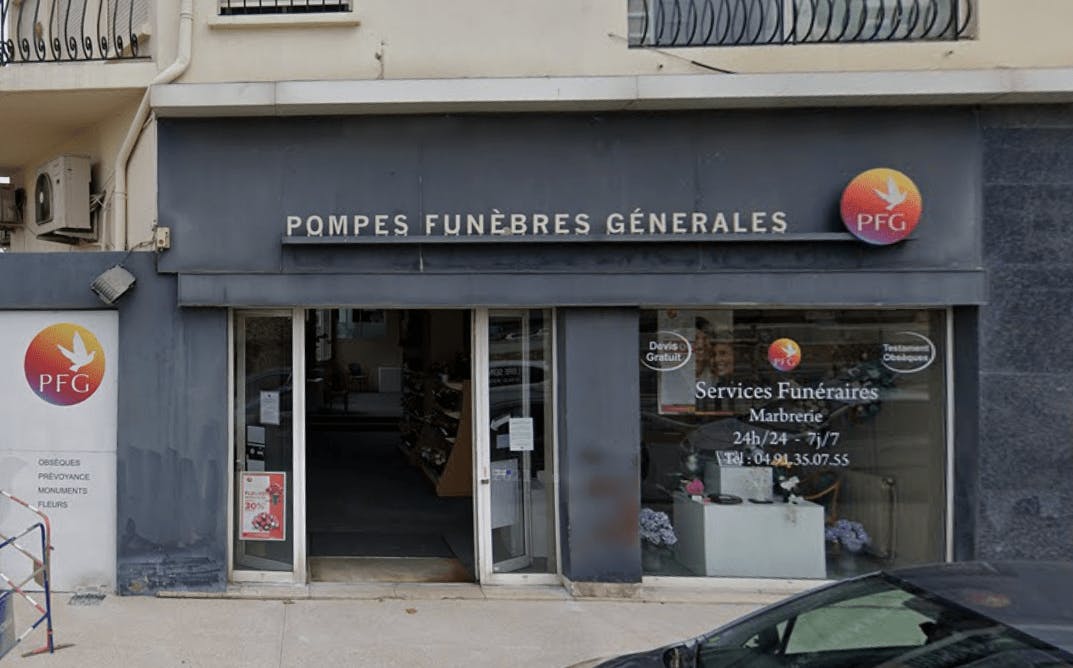 Photographie de la Pompes Funèbres Générales de Marseille
