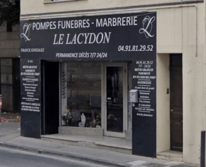 Photographie de la Pompes funèbres et marbrerie Le Lacydon de Marseille 05
