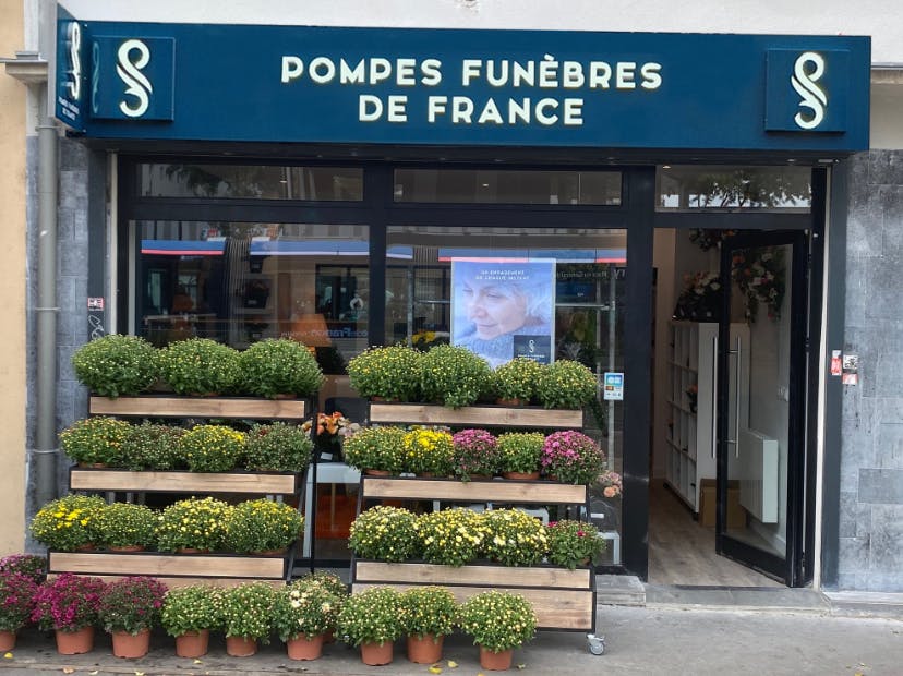 Photographie de la Pompes Funèbres de France d'Ivry-sur-Seine