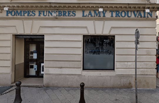 Photographie de la Pompes Funèbres Lamy Trouvain de Nice