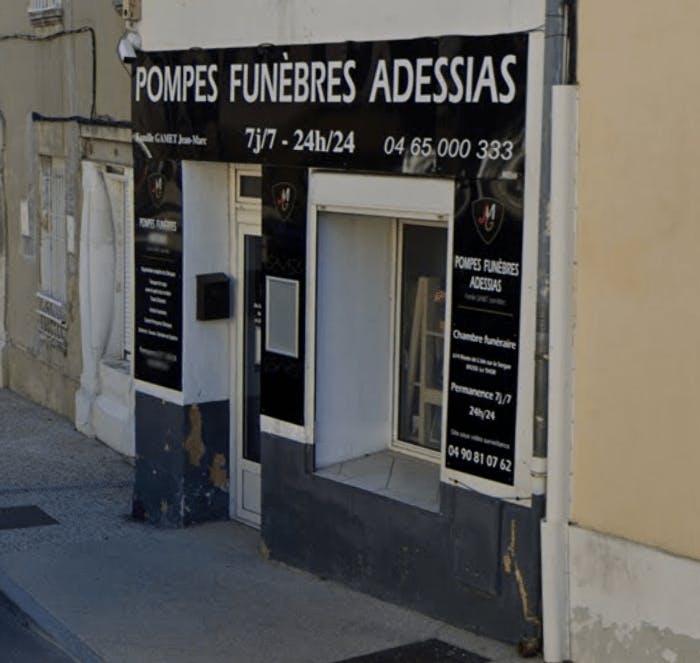 Photographie de la Pompes Funèbres Marbrerie Adessias de Saint-Saturnin-lès-Avignon