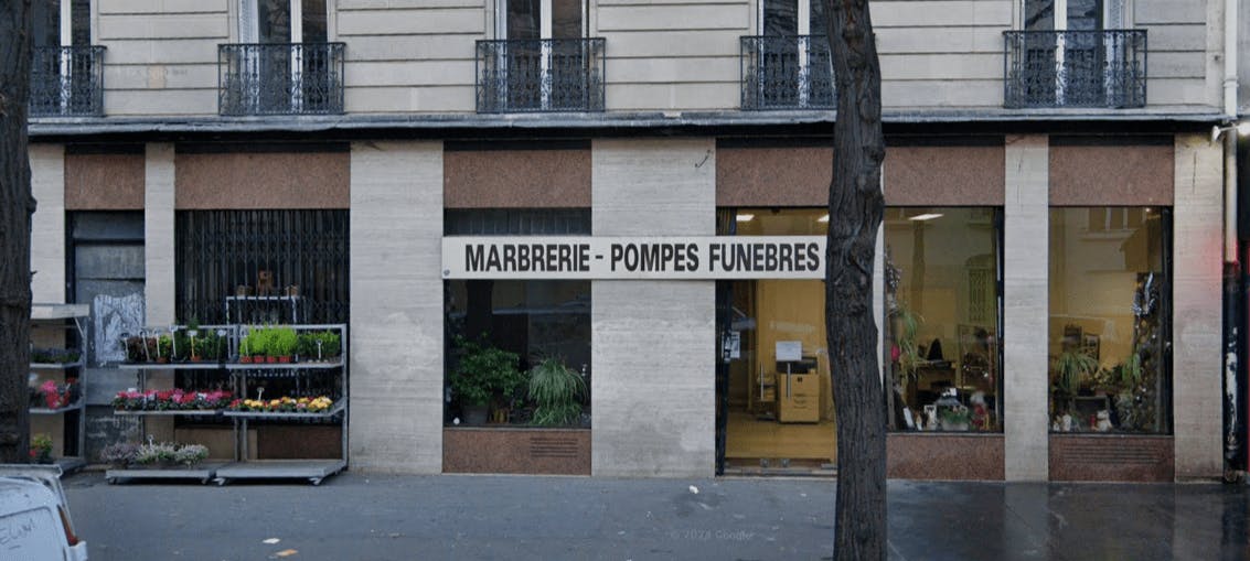 Photographie de la Pompes Funèbres Montmartre Lescarcelle de Paris 18