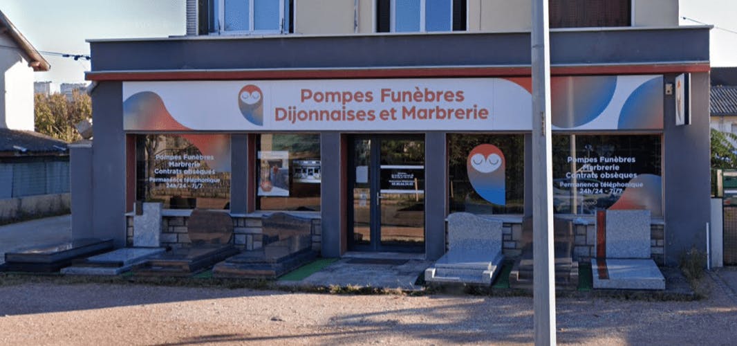 Photographie de la Pompes Funèbres Dijonnaises et Marbrerie de Dijon