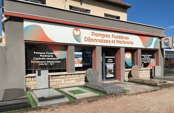 Photographie de la Pompes Funèbres Dijonnaises et Marbrerie de Dijon