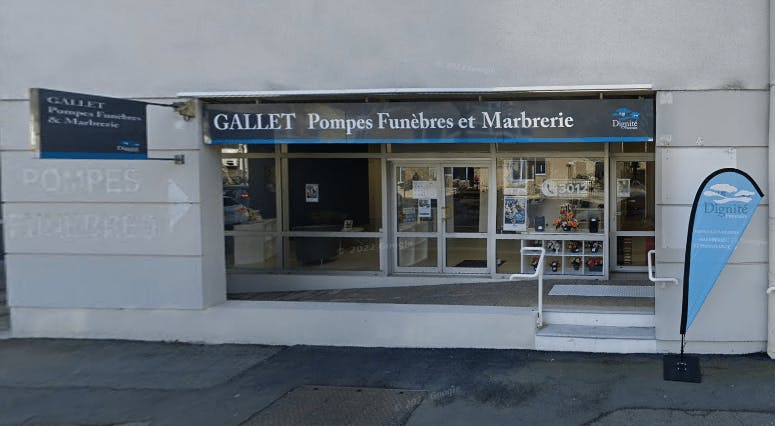 Photographie de la Pompes Funèbres et Marbrerie Gallet de Rennes