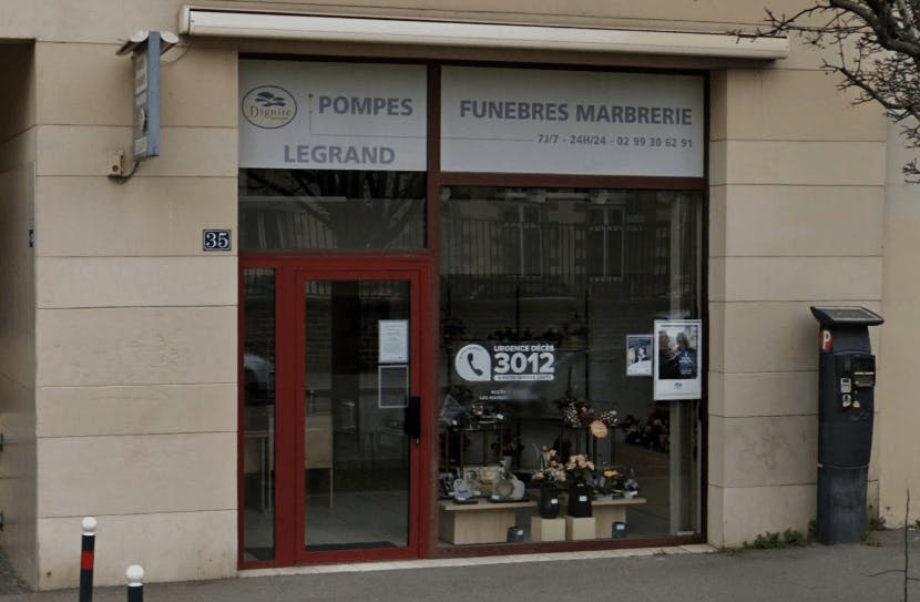 Photo de Pompes Funèbres et Marbrerie Joanick Legrand - Dignité Funéraire à Rennes