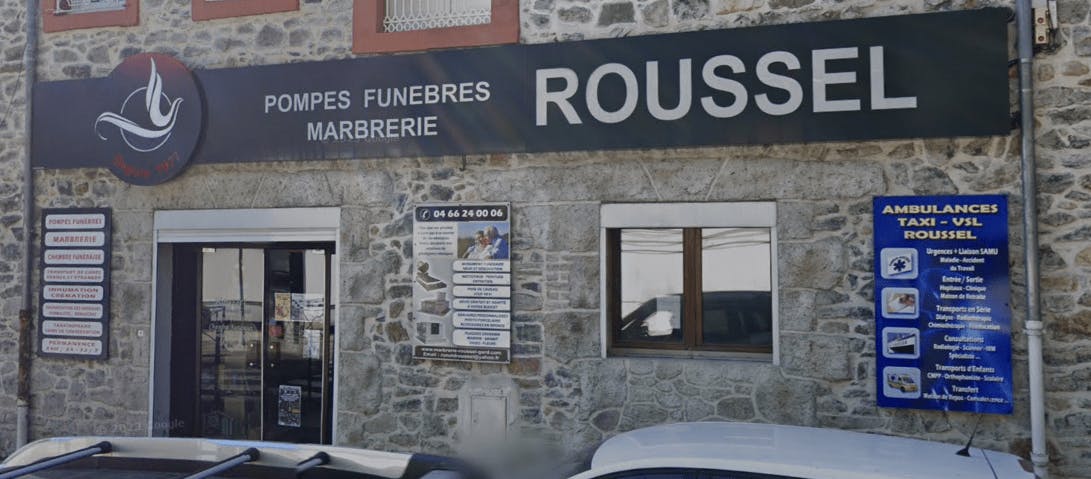 Photographie de la Pompes Funèbres Roussel de Saint-Ambroix
