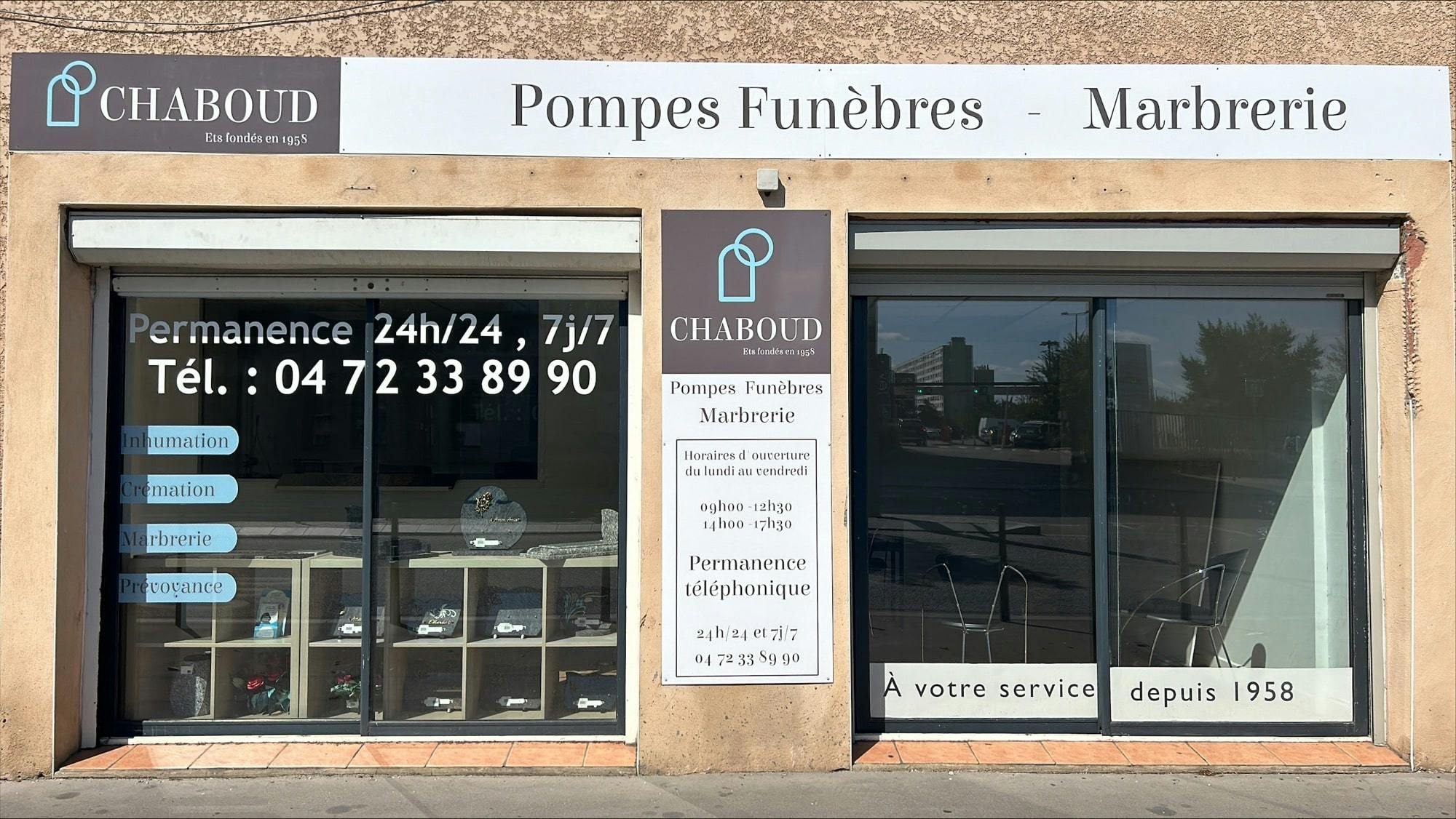 Photo de Pompes Funèbres & Marbrerie Chaboud à Villeurbanne