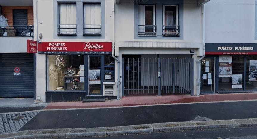 Photographie de la Pompes Funèbres et Marbrerie Rebillon - Bruant à Paris