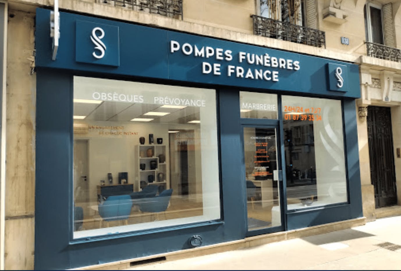 Photographie de la Pompes Funèbres de France de Paris