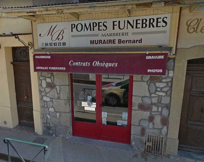 Photographie Pompes Funèbres MURAIRE d'Annot