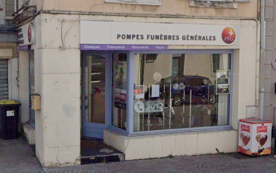 Photographie de la Pompes Funèbres Générales à Héricourt
