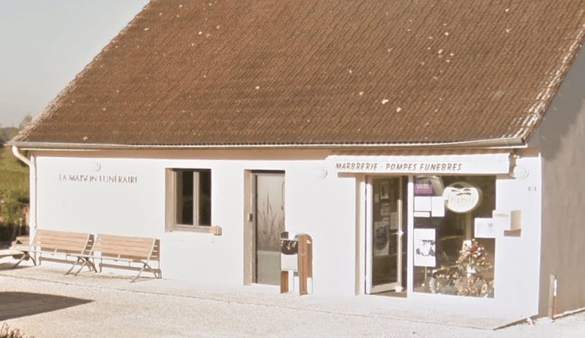 Photographie de la Pompes Funèbres et Marbrerie Nosjean de la ville de L'Abergement-Sainte-Colombe
