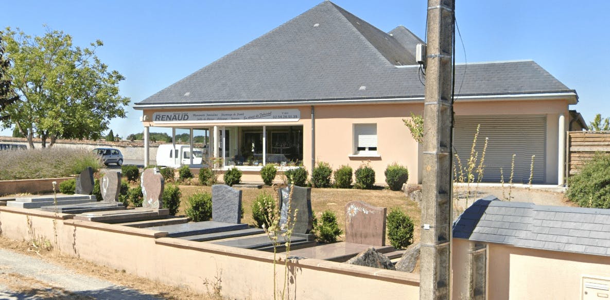 Photographie de la Pompes Funèbres Marbrerie Renaud de Villedieu-sur-Indre