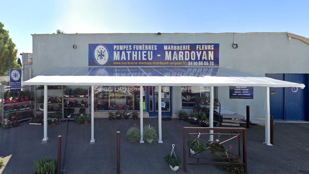 Photographie des Pompes Funèbres et Marbrerie Mathieu Mardoyan à Avignon